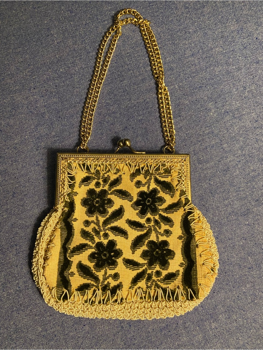 Mr Ernest Rare, Iconic, Floral Tapestry Needlepoint Clutch